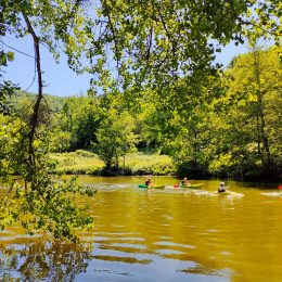 La rivière Aveyron en canoë !