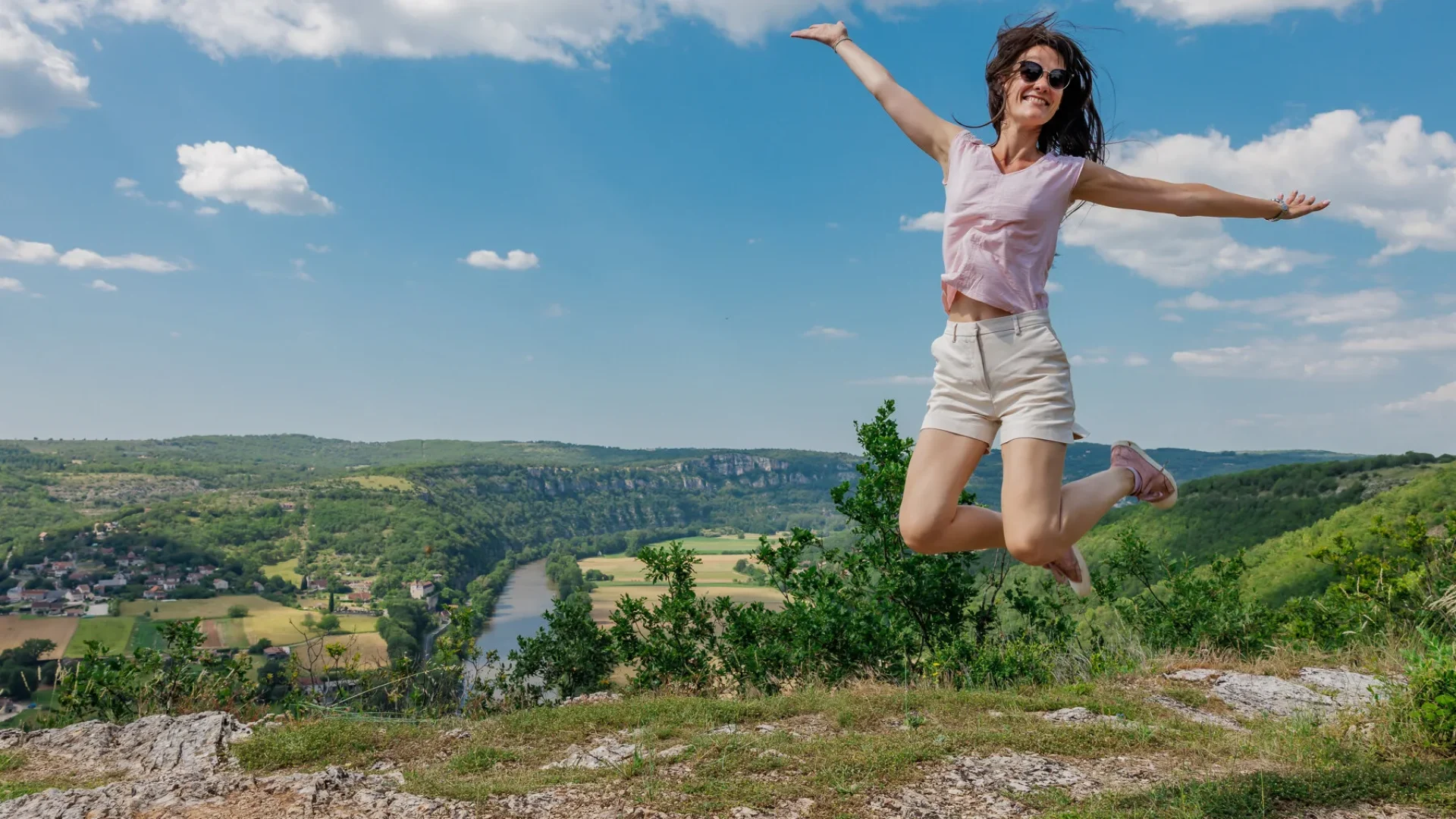 Point de vue de la croix des Belges à Saujac