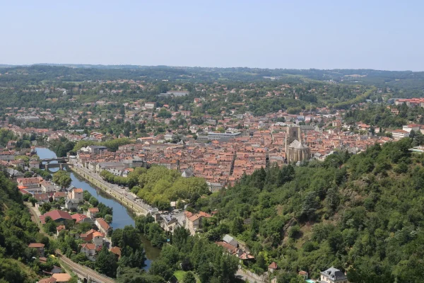 Villefranche de Rouergue vu du Calvaire